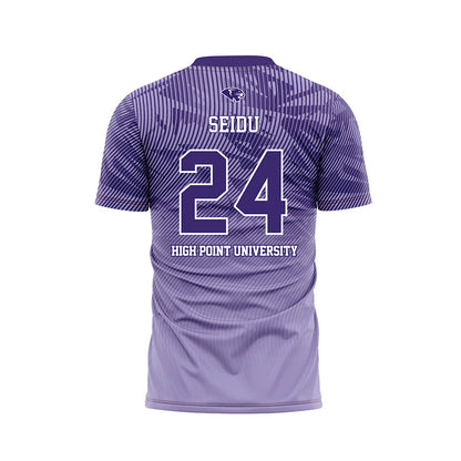 High Point - NCAA Men's Soccer : Mohammed Seidu - Purple Soccer Jersey-1