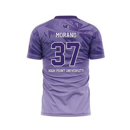 High Point - NCAA Men's Soccer : Peter Morano - Purple Soccer Jersey-1