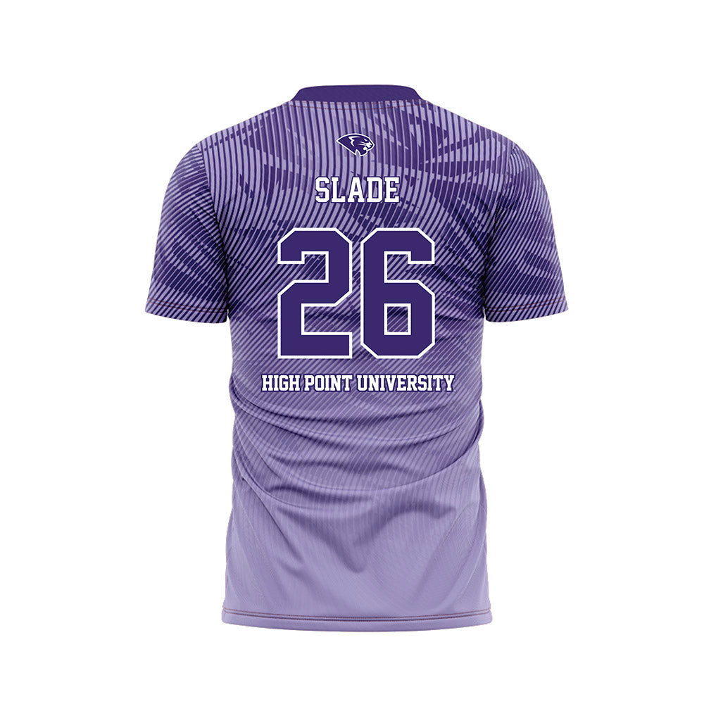 High Point - NCAA Men's Soccer : Jack Slade - Purple Soccer Jersey-1