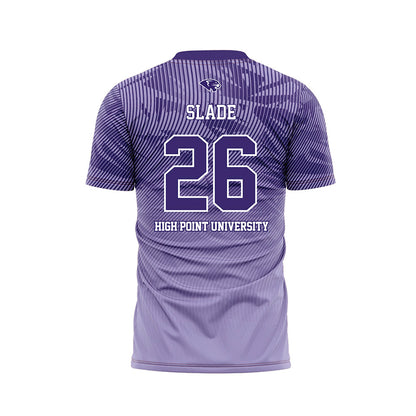 High Point - NCAA Men's Soccer : Jack Slade - Purple Soccer Jersey-1