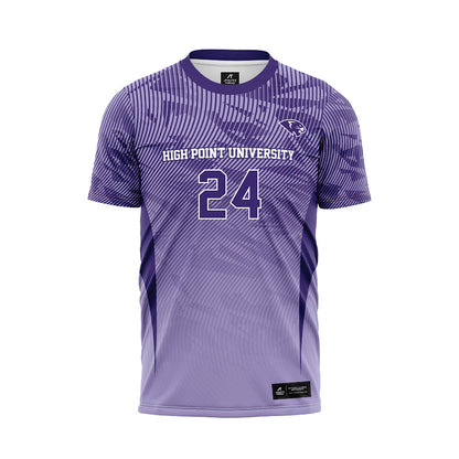 High Point - NCAA Men's Soccer : Mohammed Seidu - Purple Soccer Jersey-0