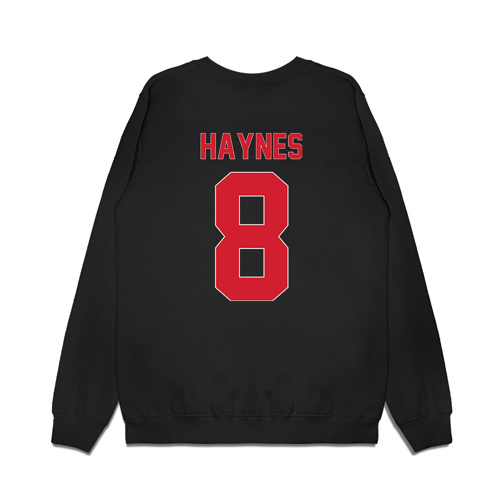 Youngstown State - NCAA Men's Basketball : Jaiden Haynes - Vintage Basketball Shersey Premium Crewneck Sweatshirt-1