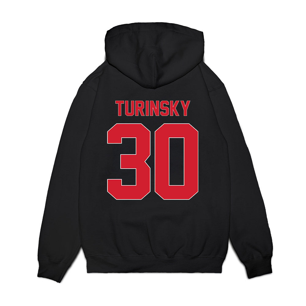 Youngstown State - NCAA Women's Basketball : Kaitlyn Turinsky - Vintage Basketball Shersey Premium Hooded Sweatshirt-1
