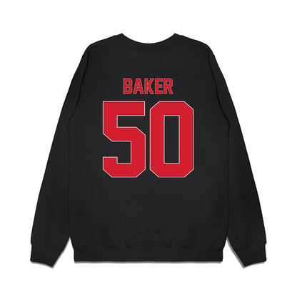 Youngstown State - NCAA Women's Basketball : Sarah Baker - Vintage Basketball Shersey Premium Crewneck Sweatshirt-1