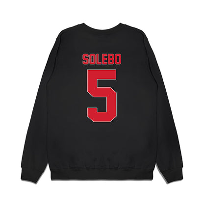 Youngstown State - NCAA Men's Basketball : Shaheed Solebo - Vintage Basketball Shersey Premium Crewneck Sweatshirt-1