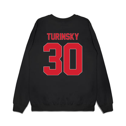 Youngstown State - NCAA Women's Basketball : Kaitlyn Turinsky - Vintage Basketball Shersey Premium Crewneck Sweatshirt-1