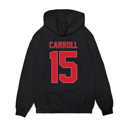 Youngstown State - NCAA Men's Basketball : Cris Carroll - Vintage Basketball Shersey Premium Hooded Sweatshirt-1