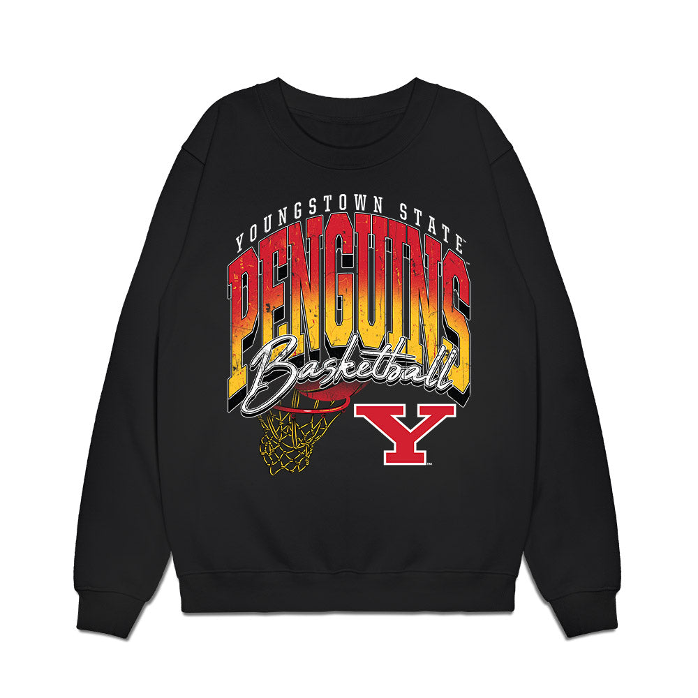 Youngstown State - NCAA Men's Basketball : Markus Navarra - Vintage Basketball Shersey Premium Crewneck Sweatshirt-0