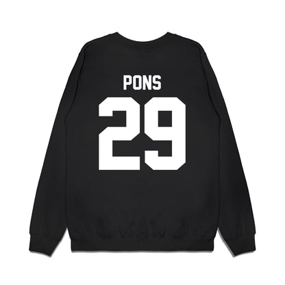 New Mexico - NCAA Men's Basketball : Timeo Pons - Vintage Basketball Premium Crewneck Sweatshirt-1