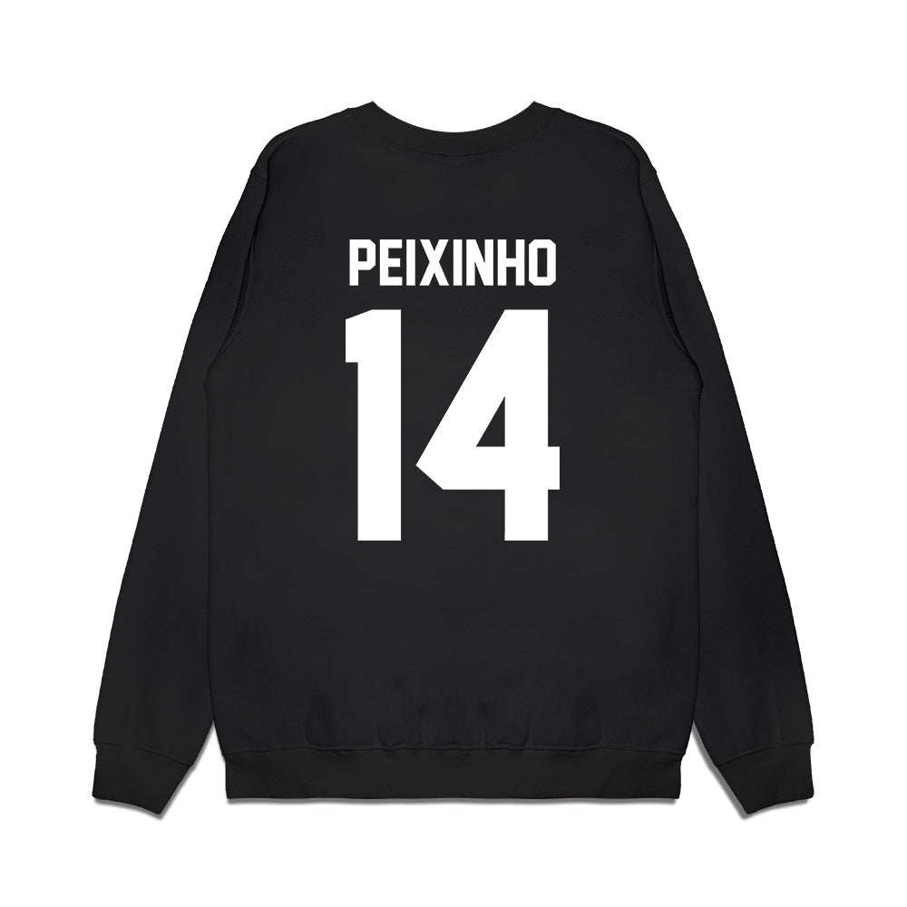 New Mexico - NCAA Women's Basketball : Leonor Peixinho - Vintage Basketball Premium Crewneck Sweatshirt-1