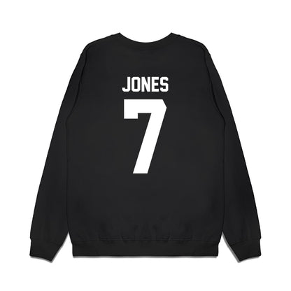 New Mexico - NCAA Men's Basketball : Sir Marius Jones - Vintage Basketball Premium Crewneck Sweatshirt-1