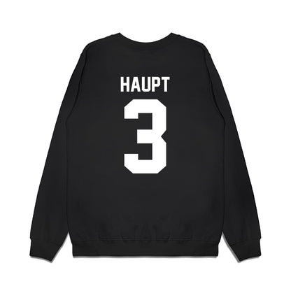 New Mexico - NCAA Men's Basketball : Luke Haupt - Vintage Basketball Premium Crewneck Sweatshirt-1