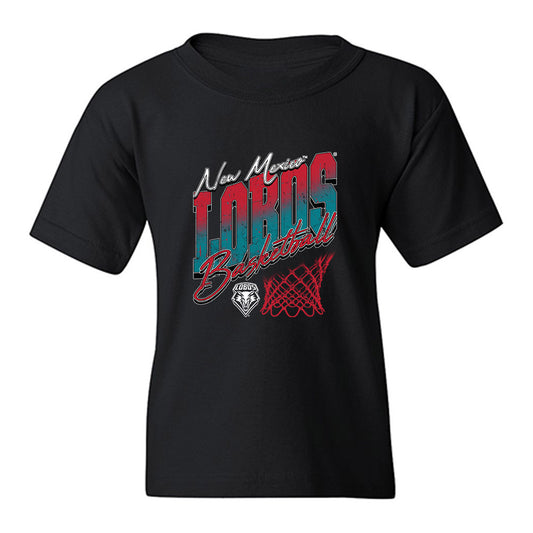 New Mexico - NCAA Women's Basketball : Lydie Mwamba - Vintage Basketball Youth T-Shirt-0