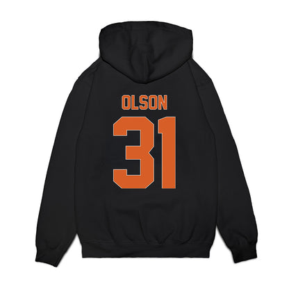 Wheaton IL - NCAA Men's Basketball : Jace Olson - Vintage Basketball Premium Hooded Sweatshirt-1