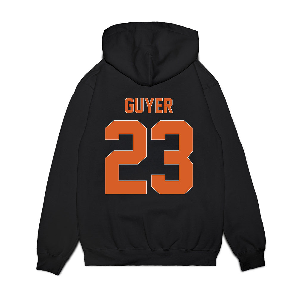 Wheaton IL - NCAA Women's Basketball : Lauren Guyer - Vintage Basketball Premium Hooded Sweatshirt-1