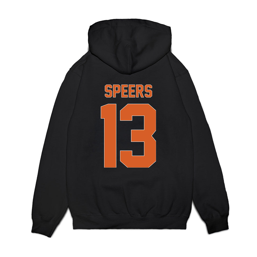 Wheaton IL - NCAA Men's Basketball : Jack Speers - Vintage Basketball Premium Hooded Sweatshirt-1
