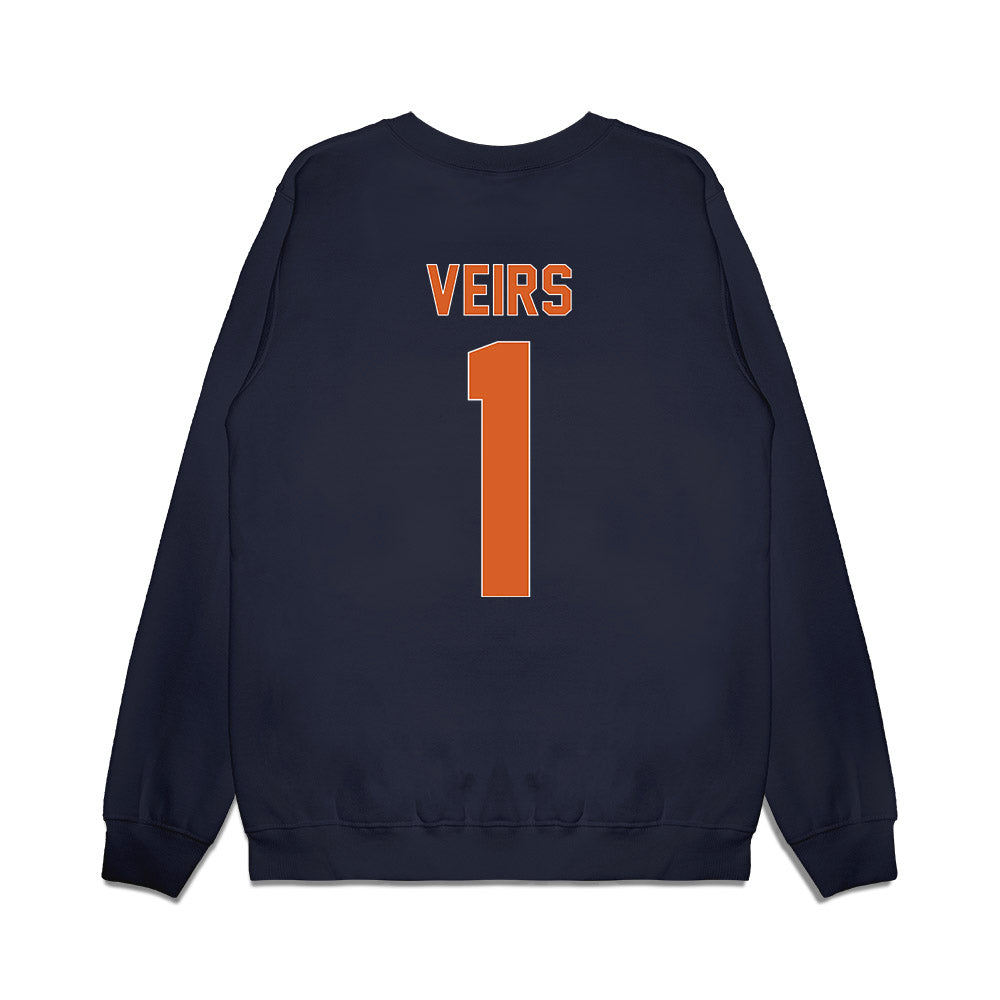 Wheaton IL - NCAA Men's Basketball : Christian Veirs - Vintage Basketball Premium Crewneck Sweatshirt-1
