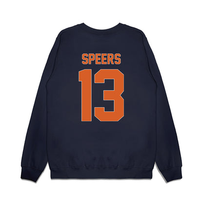 Wheaton IL - NCAA Men's Basketball : Jack Speers - Vintage Basketball Premium Crewneck Sweatshirt-1