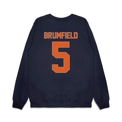 Wheaton IL - NCAA Men's Basketball : Noah Brumfield - Vintage Basketball Premium Crewneck Sweatshirt-1