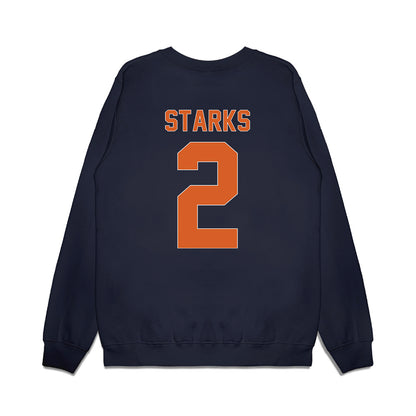 Wheaton IL - NCAA Men's Basketball : Cooper Starks - Vintage Basketball Premium Crewneck Sweatshirt-1