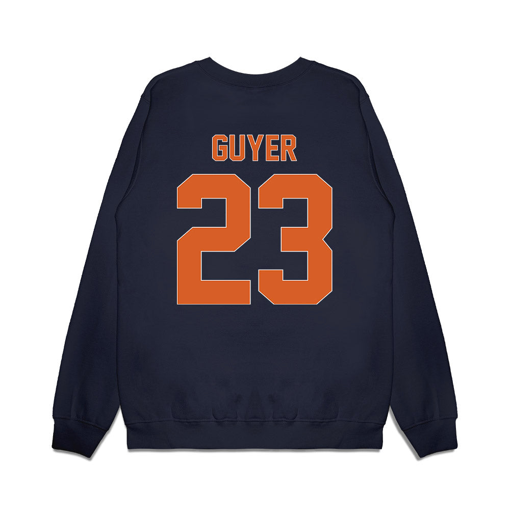 Wheaton IL - NCAA Women's Basketball : Lauren Guyer - Vintage Basketball Premium Crewneck Sweatshirt-1