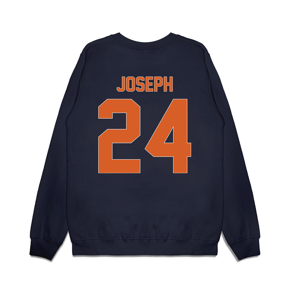 Wheaton IL - NCAA Men's Basketball : Samuel Joseph - Vintage Basketball Premium Crewneck Sweatshirt-1