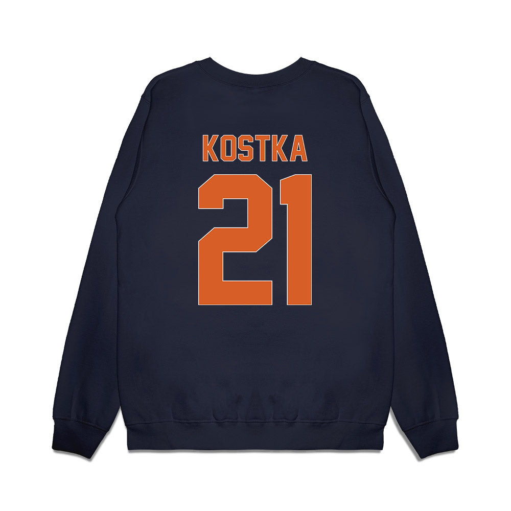 Wheaton IL - NCAA Women's Basketball : Chloe Kostka - Vintage Basketball Premium Crewneck Sweatshirt-1