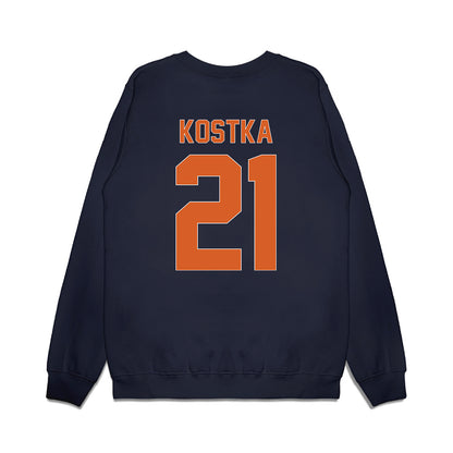 Wheaton IL - NCAA Women's Basketball : Chloe Kostka - Vintage Basketball Premium Crewneck Sweatshirt-1