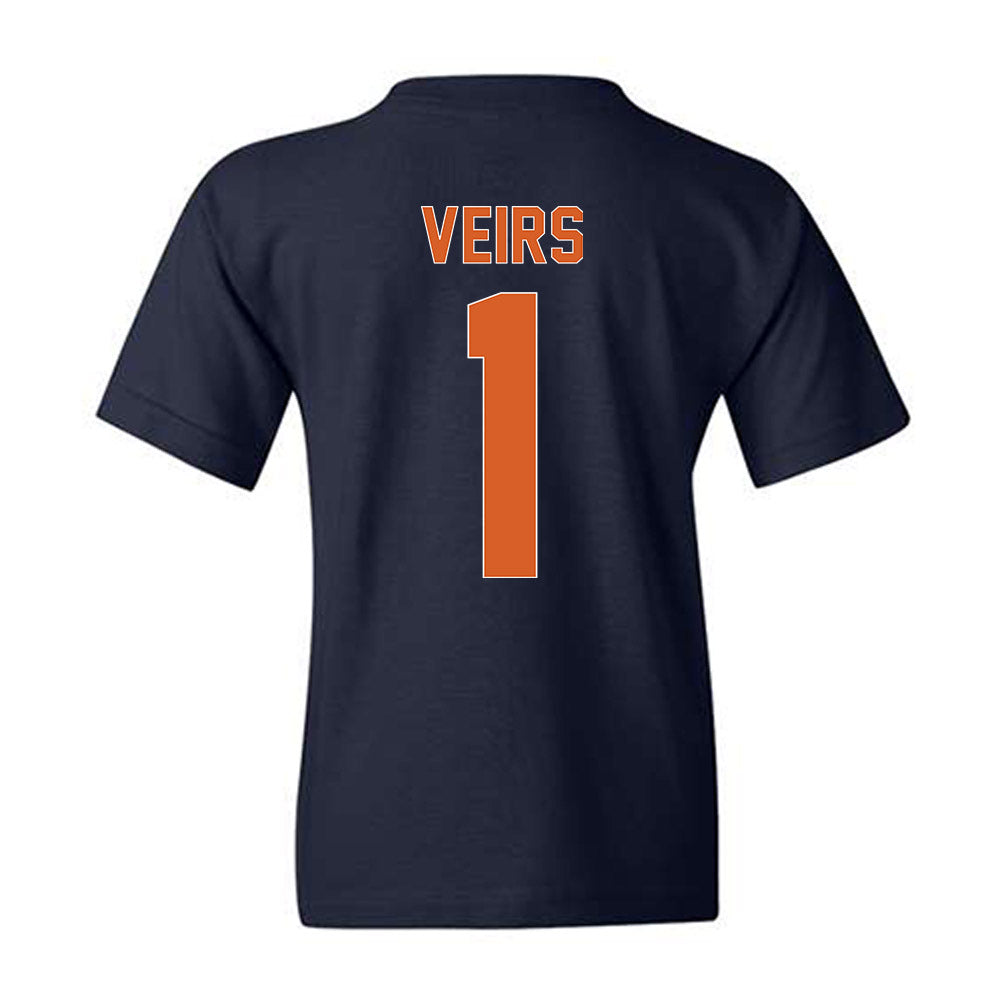 Wheaton IL - NCAA Men's Basketball : Christian Veirs - Vintage Basketball Youth T-Shirt-1