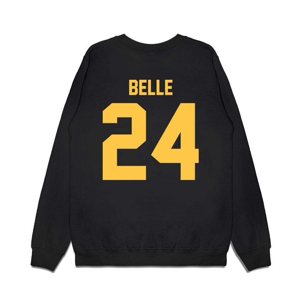 Wayne State - NCAA Men's Basketball : Devin Belle - Vintage Basketball Premium Crewneck Sweatshirt-1