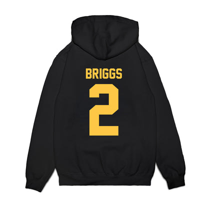 Wayne State - NCAA Men's Basketball : Jordan Briggs - Vintage Basketball Premium Hooded Sweatshirt-1