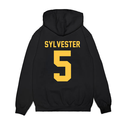 Wayne State - NCAA Women's Basketball : Komara Sylvester - Vintage Basketball Premium Hooded Sweatshirt-1