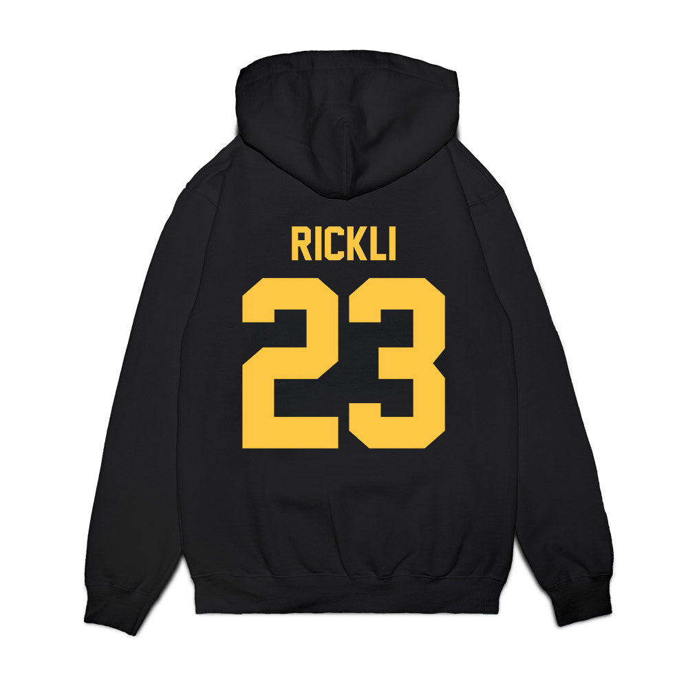 Wayne State - NCAA Women's Basketball : Aj Rickli - Vintage Basketball Premium Hooded Sweatshirt-1