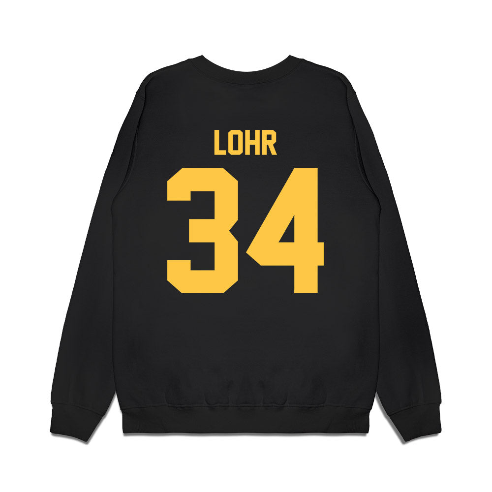 Wayne State - NCAA Men's Basketball : Eli Lohr - Vintage Basketball Premium Crewneck Sweatshirt-1
