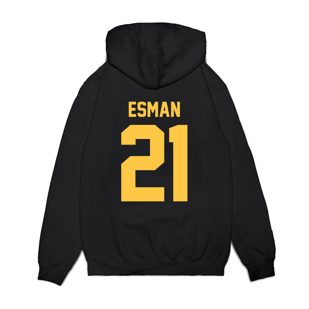 Wayne State - NCAA Men's Basketball : Bryce Esman - Vintage Basketball Premium Hooded Sweatshirt-1