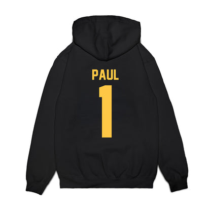 Wayne State - NCAA Men's Basketball : Carlos Paul - Vintage Basketball Premium Hooded Sweatshirt-1