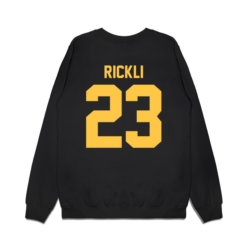 Wayne State - NCAA Women's Basketball : Aj Rickli - Vintage Basketball Premium Crewneck Sweatshirt-1