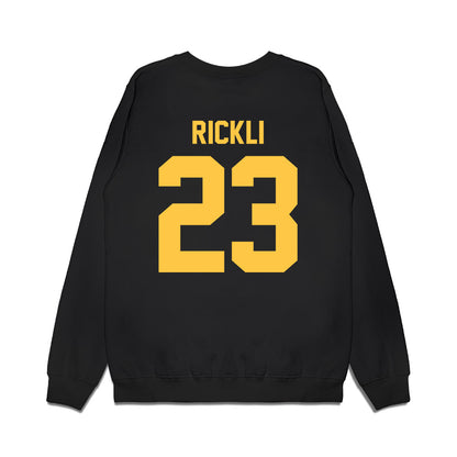 Wayne State - NCAA Women's Basketball : Aj Rickli - Vintage Basketball Premium Crewneck Sweatshirt-1