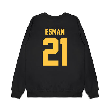 Wayne State - NCAA Men's Basketball : Bryce Esman - Vintage Basketball Premium Crewneck Sweatshirt-1