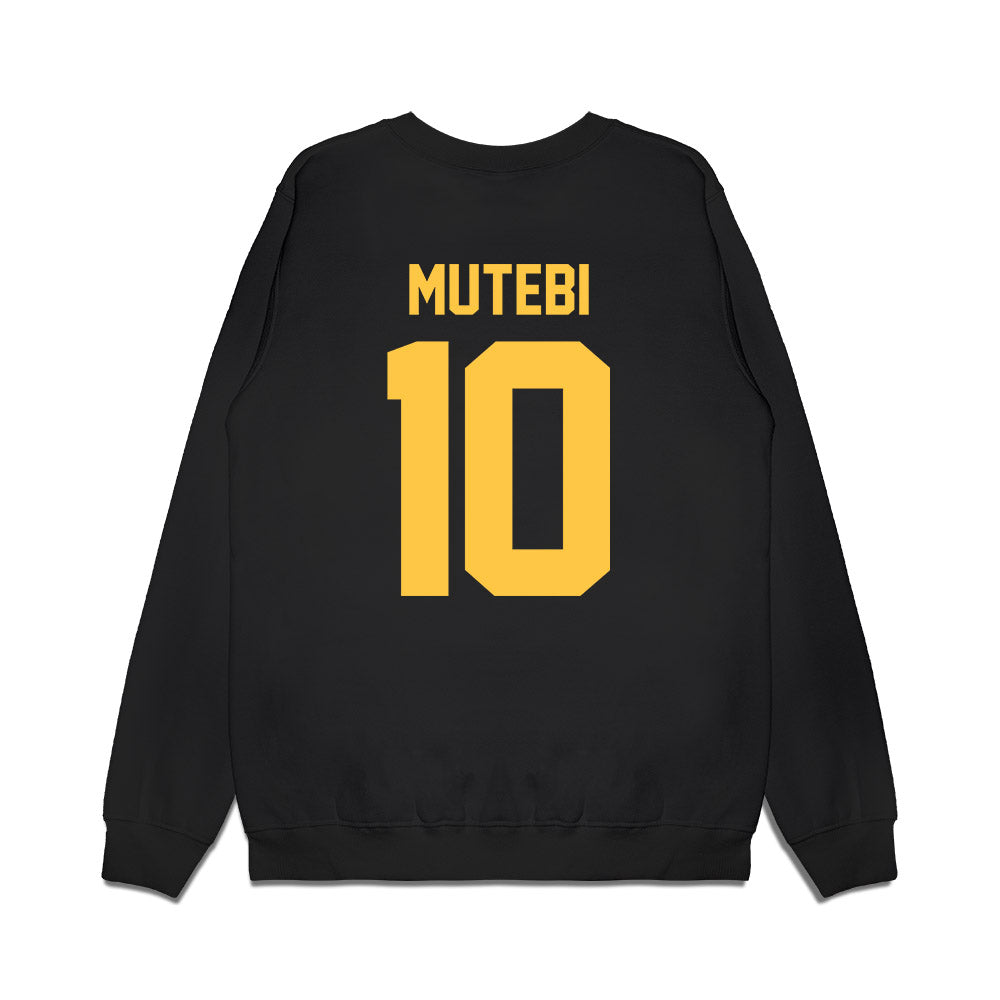Wayne State - NCAA Men's Basketball : Chris Mutebi - Vintage Basketball Premium Crewneck Sweatshirt-1