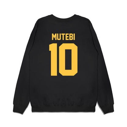Wayne State - NCAA Men's Basketball : Chris Mutebi - Vintage Basketball Premium Crewneck Sweatshirt-1