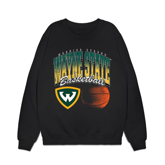 Wayne State - NCAA Women's Basketball : Alexis Boyke - Vintage Basketball Premium Crewneck Sweatshirt-0