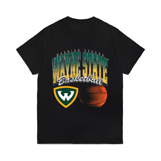 Wayne State - NCAA Women's Basketball : Komara Sylvester - Vintage Basketball Comfort Colors T-Shirt-0