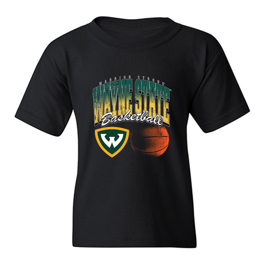 Wayne State - NCAA Women's Basketball : Taylor Thompson - Vintage Basketball Youth T-Shirt-0