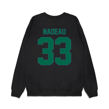 Tulane - NCAA Men's Basketball : Tj Nadeau - Vintage Shersey Premium Crewneck Sweatshirt-1