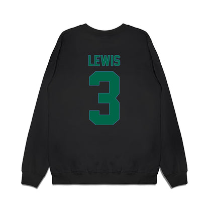 Tulane - NCAA Men's Basketball : Krystian Lewis - Vintage Shersey Premium Crewneck Sweatshirt-1