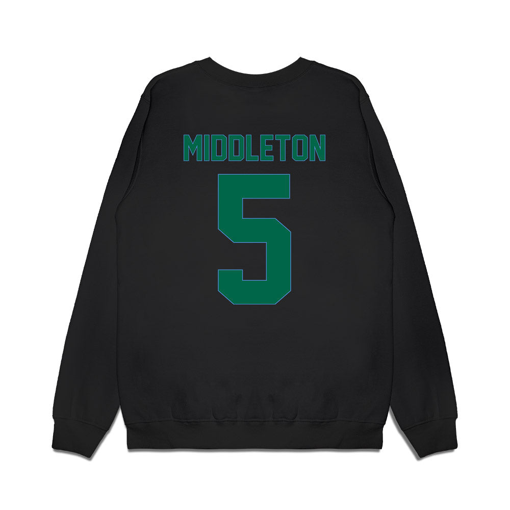Tulane - NCAA Men's Basketball : Scotty Middleton - Vintage Shersey Premium Crewneck Sweatshirt-1