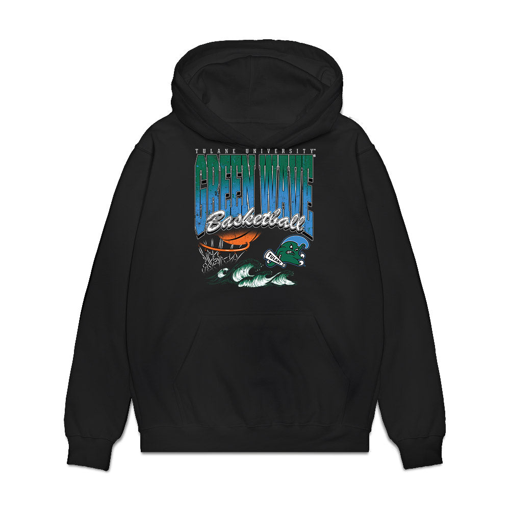 Tulane - NCAA Men's Basketball : Joseph Teich - Vintage Shersey Premium Hooded Sweatshirt-0