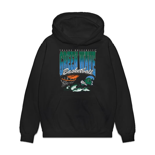 Tulane - NCAA Men's Basketball : Kyle Greene jr - Vintage Shersey Premium Hooded Sweatshirt-0