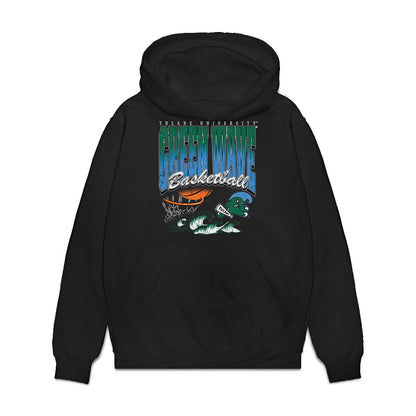 Tulane - NCAA Men's Basketball : Tj Nadeau - Vintage Shersey Premium Hooded Sweatshirt-0